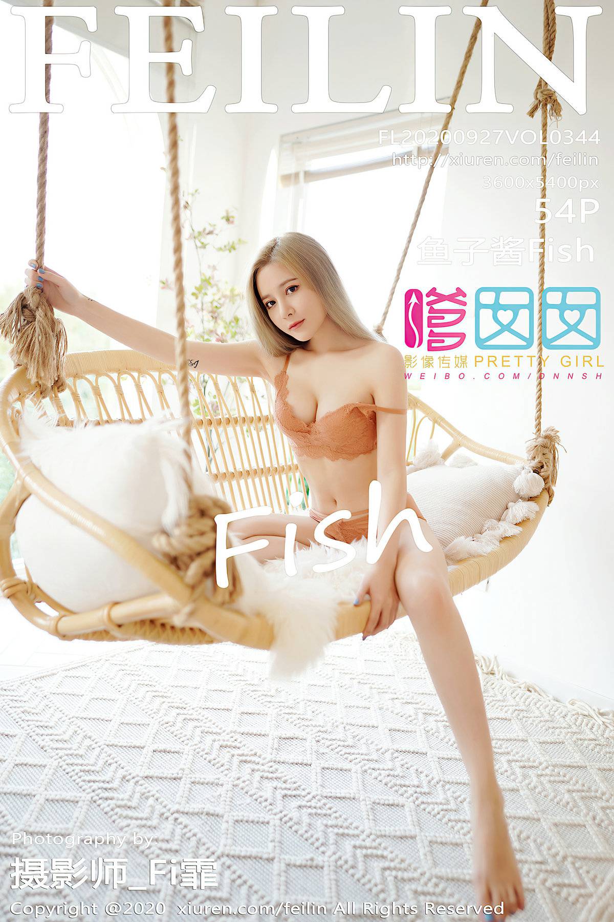 [FEILIN嗲囡囡] 2020.09.27 VOL.344 鱼子酱Fish [54P-493MB]